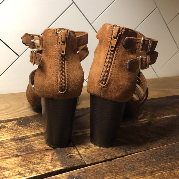 Heel Zipper Strappy Heels - Picture 5 of 5